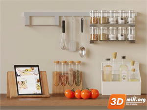 Kitchen accessories Skp Files 